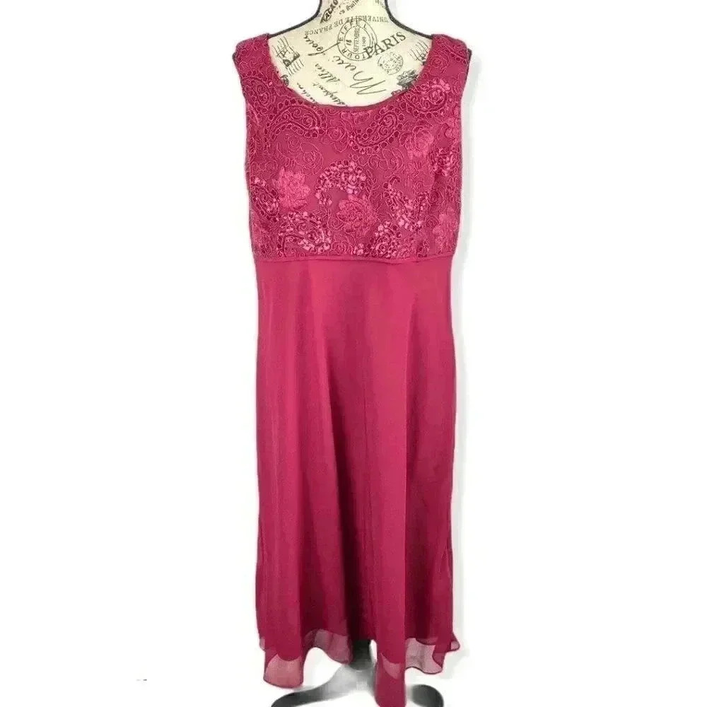 Le Bos Women's Sequin Embroidered Jacket Dress